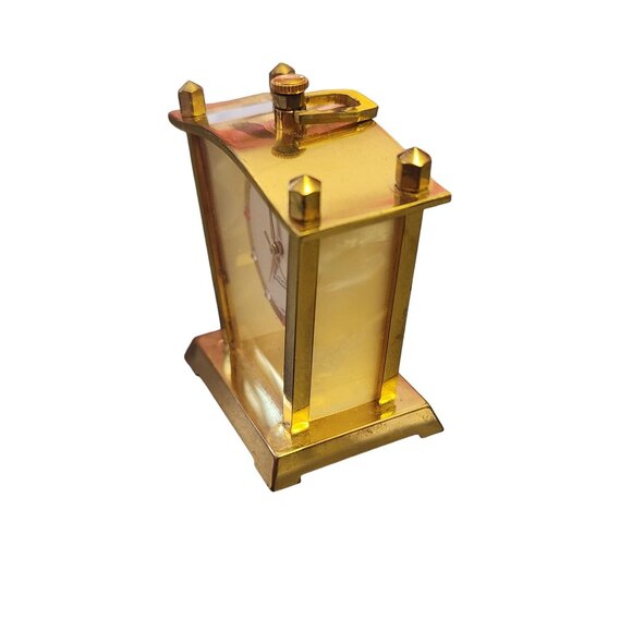 Rare German Made Travel Shock Proof Alarm Carriage Clock By Muster Geschutzt - Picture 4 of 8